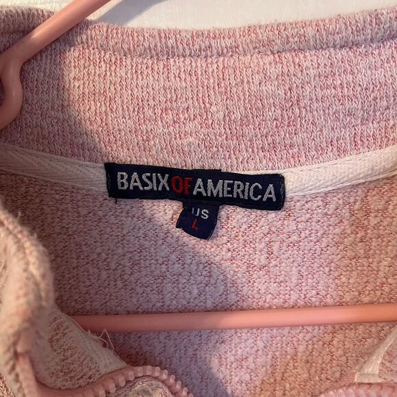 San Diego Basix of America Pink sweatshirt with San Diego California embroidered - Picture 4 of 6